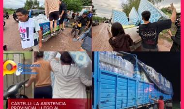 CONTINÚA LA ASISTENCIA DEL GOBIERNO PROVINCIAL EN LAS ZONAS AFECTADAS POR LAS LLUVIAS