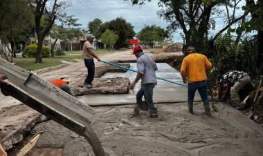 AVANZA LA RECONSTRUCCIÓN COMPLETA DE LA AVENIDA SOBERANÍA NACIONAL