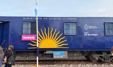 TREN 25 DE MAYO: MÁS DE 3.500 PERSONAS FUERON ATENDIDAS EN HERMOSO CAMPO Y DESDE EL LUNES ESTARÁ EN GENERAL PINEDO
