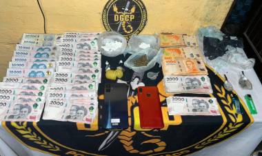 SAN BERNARDO: DOS DETENIDOS, SECUESTRO DE DROGAS, DINERO Y CELULARES EN ALLANAMIENTOS POR NARCOMENUDEO