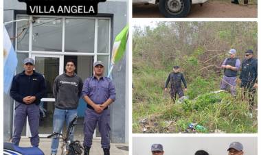 VILLA ÁNGELA: LA POLICÍA RECUPERÓ UNA MOTO QUE FUE ROBADA 