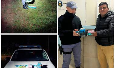VILLA ÁNGELA: LA POLICÍA RECUPERÓ UNA BOMBA DE AGUA QUE FUE ROBADA 