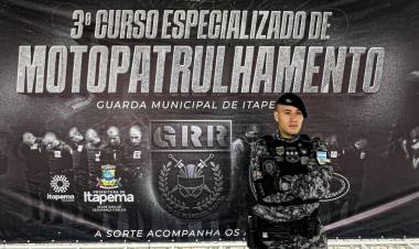 OFICIAL DE LA POLICÍA DEL CHACO COMPLETÓ UN CURSO INTERNACIONAL DE MOTOPATRULLAMENTO EN BRASIL