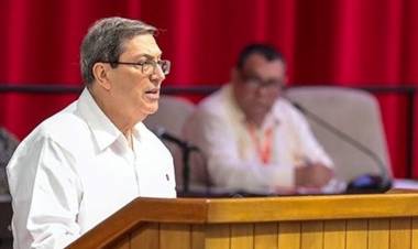 CANCILLER CUBANO ASEGURÓ QUE LAS SANCIONES DE ESTADOS UNIDOS BUSCAN AFECTAR LA ECONOMÍA DE LA ISLA