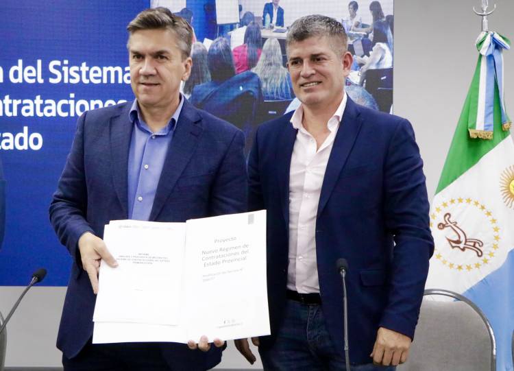EFICIENCIA Y TRANSPARENCIA: ZDERO PRESENTÓ EL NUEVO RÉGIMEN DE CONTRATACIONES EN EL ESTADO