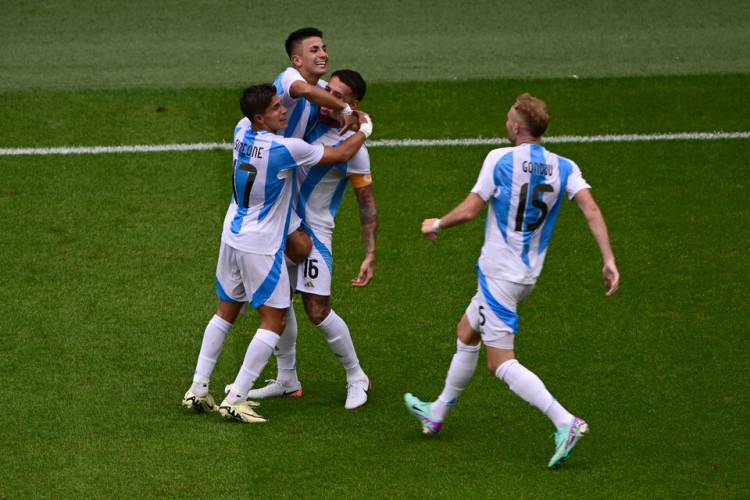 EL GOLAZO DE ALMADA PARA LA SELECCIÓN ARGENTINA SUB-23 VS UCRANIA EN LOS JUEGOS OLÍMPICOS