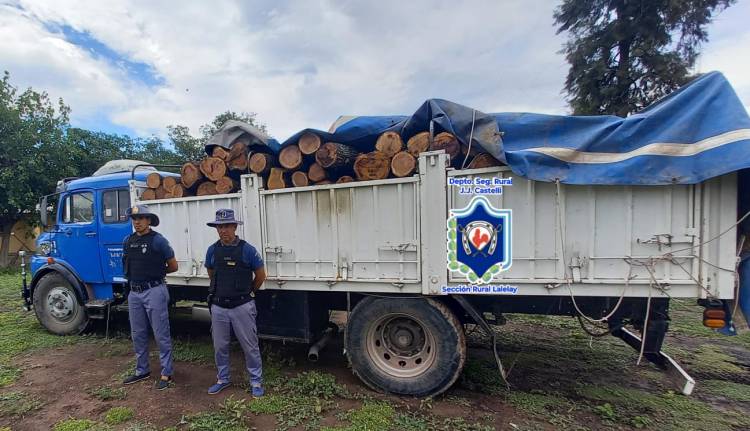 POLICÍA RURAL SECUESTRA MADERA Y DETIENE A CAZADORES FURTIVOS
