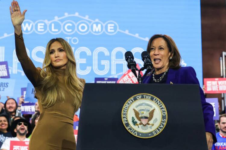 ESTADOS UNIDOS: JENNIFER LOPEZ HIZO CAMPAÑA A FAVOR DE KAMALA HARRIS