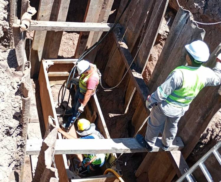VILLA ÁNGELA: SAMEEP AVANZA CON MÚLTIPLES OBRAS