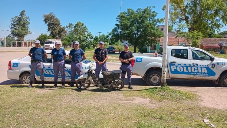 RECUPERAN MOTOCICLETA EN LA TARDE DEL SÁBADO