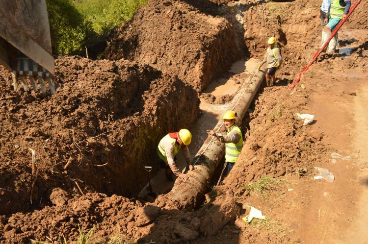SAMEEP CULMINÓ LA REPARACIÓN DE UN TRAMO DEL ACUEDUCTO NORTE
