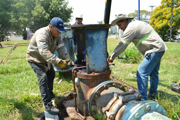 SAMEEP REALIZÓ TAREAS DE MANTENIMIENTO EN LAS CISTERNAS DE VILLA MONONA Y SUR PARA MEJORAR EL SERVICIO DE AGUA POTABLE
