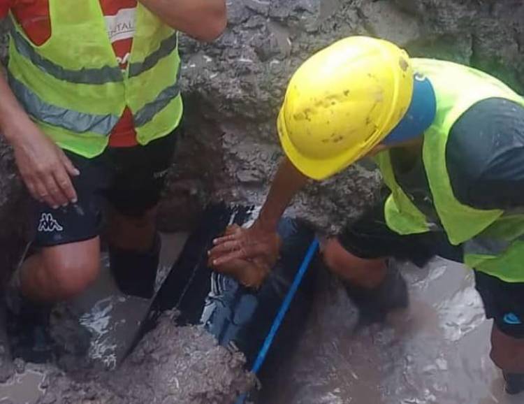 SAMEEP REPARÓ TRAMO DEL ACUEDUCTO COLONIA BENÍTEZ- MARGARITA BELÉN