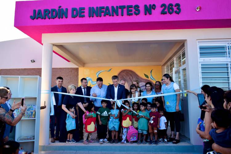 INICIO DEL CICLO LECTIVO DE NIVEL INICIAL: EL GOBERNADOR ZDERO INAUGURÓ UN NUEVO JARDÍN DE INFANTES EN CORZUELA