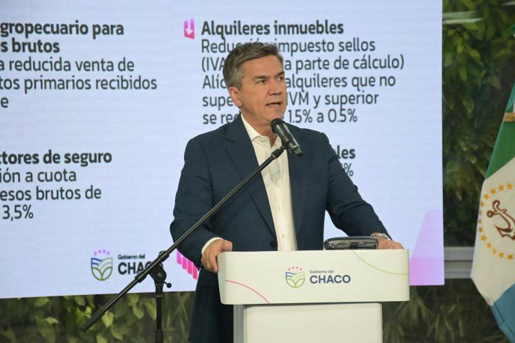 DÍA HISTÓRICO: CHACO BAJA IMPUESTOS