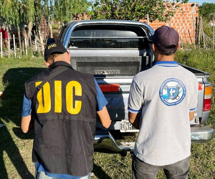 ENCONTRARON UNA CAMIONETA SUSTRAÍDA DE UN TALLER MECÁNICO