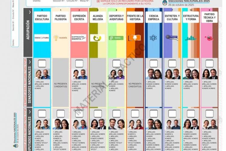 SE APROBÓ EL NUEVO MODELO DE VOTO GIGANTE