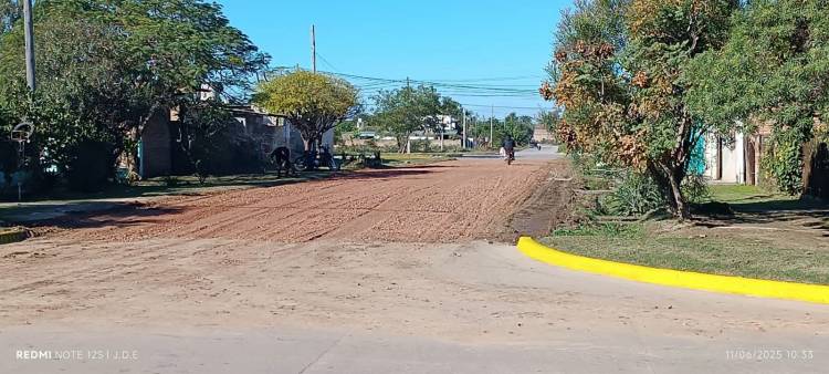 EL MUNICIPIO CONCRETÓ 80 NUEVAS CUADRAS DE PERFILADO DE CALLES  