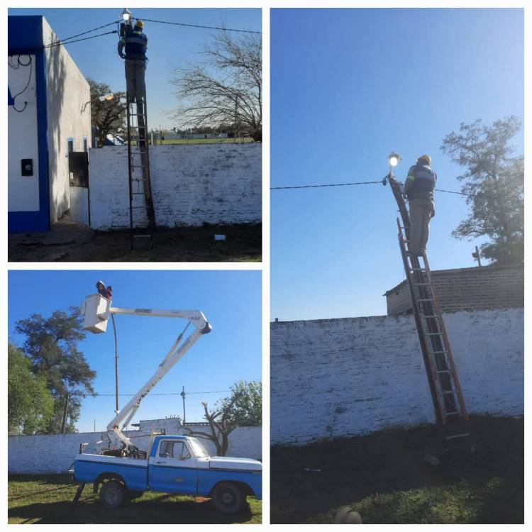 VILLA ÁNGELA: INFORME DE TRABAJOS REALIZADOS POR EL ÁREA DE ALUMBRADO PUBLICO
