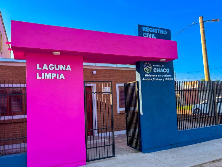 MODERNIZACIÓN PARA LAGUNA LIMPIA: EL GOBIERNO PROVINCIAL INAUGURÓ LAS REFACCIONES INTEGRALES DEL REGISTRO CIVIL