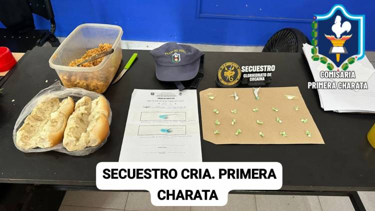 INTENTÓ INGRESAR COCAÍNA ESCONDIDA EN LA COMIDA Y PANES A UNA COMISARÍA