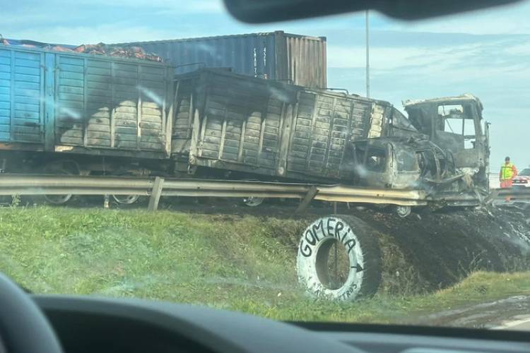 TRES MUERTES POR UN CHOQUE EN RUTA 9