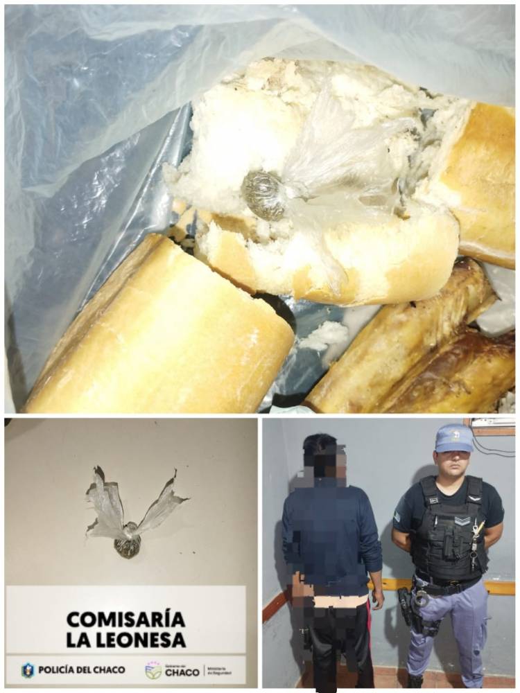 INTENTÓ INGRESAR DROGA OCULTA EN UN PAN
