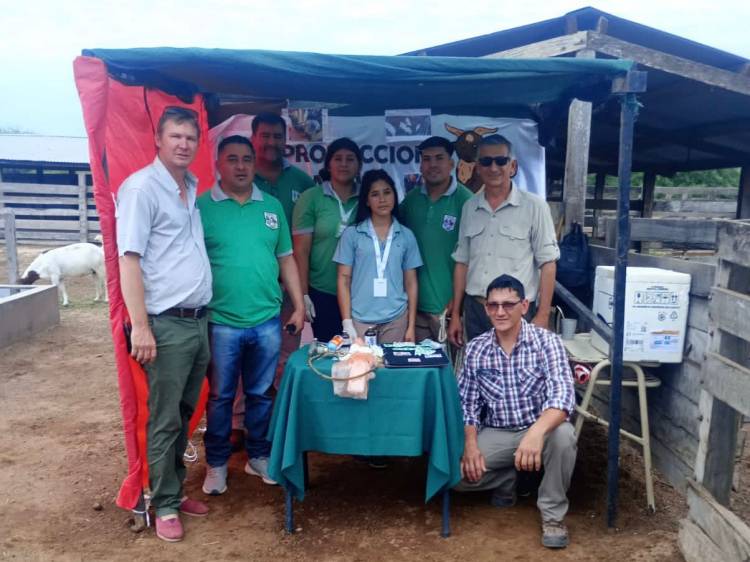 PROGANO ENTREGÓ NÚCLEOS GENÉTICOS CAPRINOS A LA ESCUELA AGROPECUARIA DE TACO POZO
