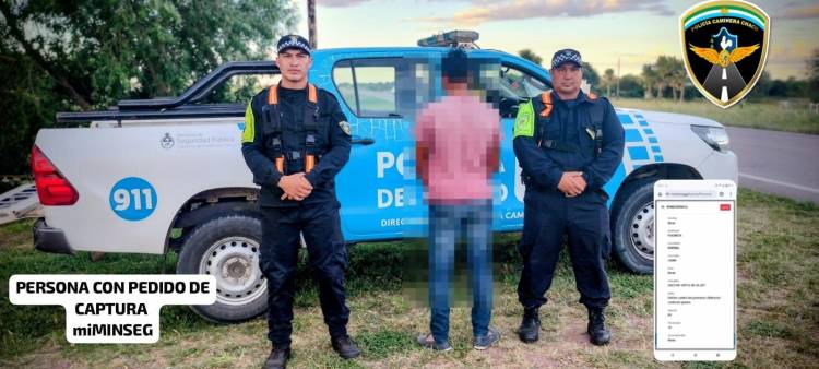VILLA ÁNGELA: DETUVIERON A UN HOMBRE CON PEDIDO DE CAPTURA DURANTE CONTROL VEHICULAR