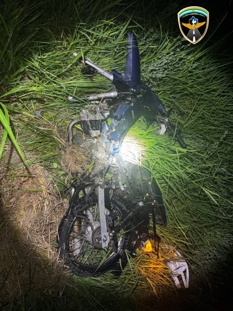 FALLECIÓ UN MOTOCICLISTA EN SINIESTRO VIAL SOBRE RUTA 95