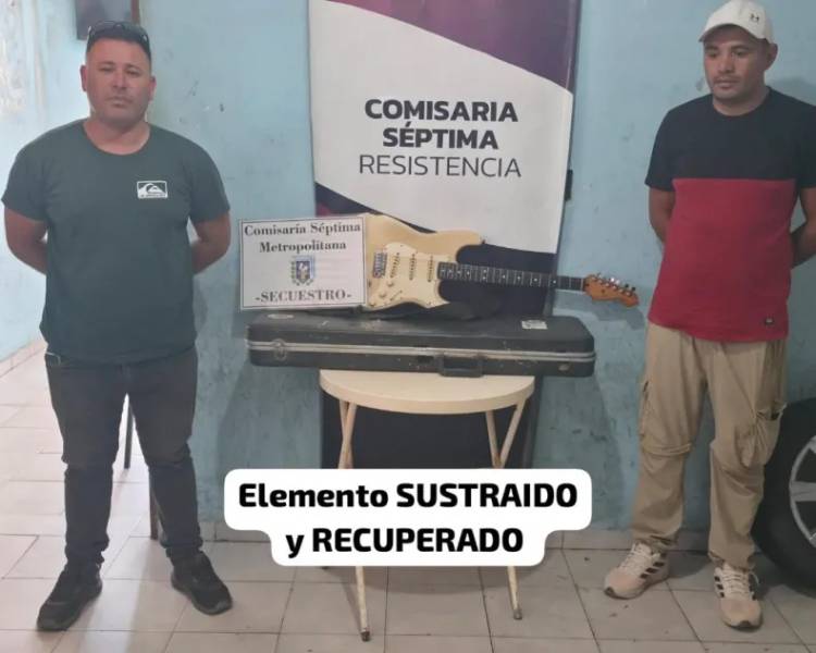 RECUPERÓ UNA GUITARRA QUE SE LA HABÍAN ROBADO Y VENDIDO POR $7 MILLONES