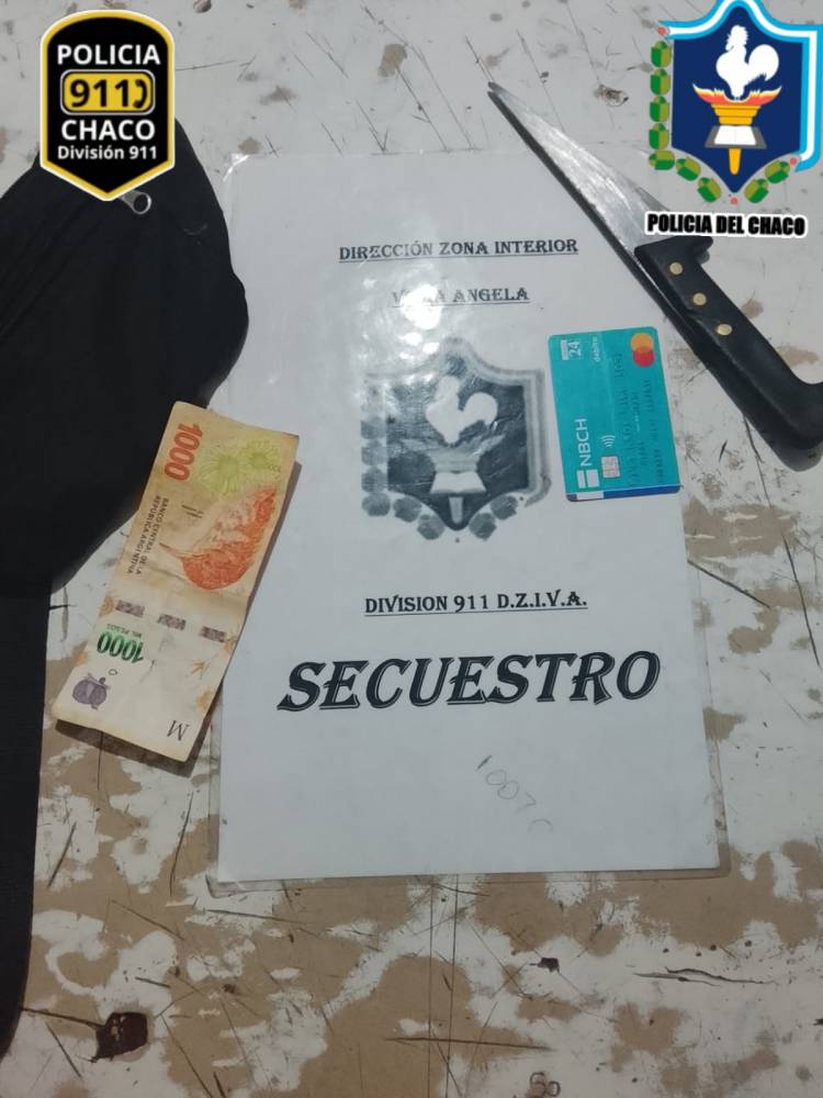 VILLA ÁNGELA: DEMORARON A UNA MUJER Y RECUPERARON DINERO Y UNA TARJETA TRAS UN ROBO
