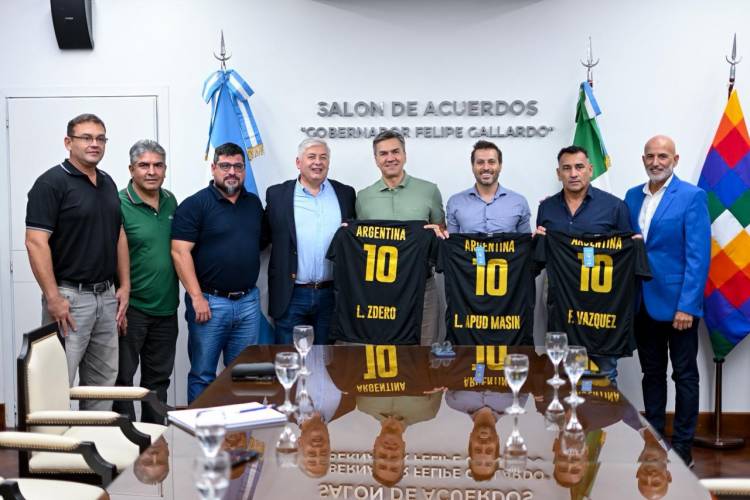 ESTE VIERNES: EL GOBERNADOR ZDERO RECIBIÓ A LA CONFEDERACIÓN ARGENTINA DE HANDBALL