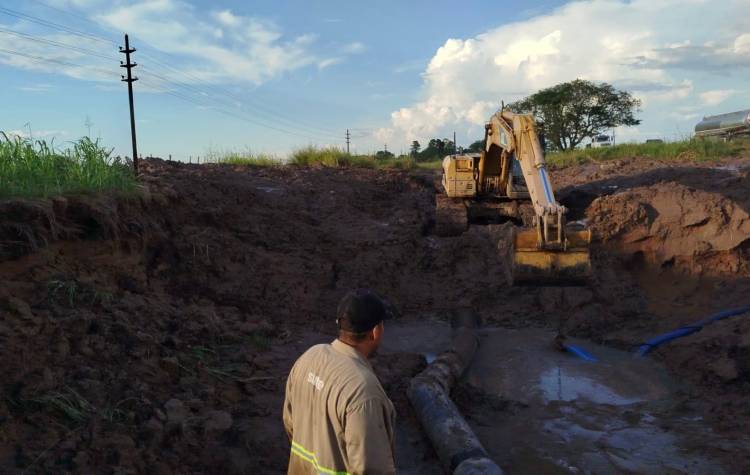 GENERAL SAN MARTÍN: SAMEEP INICIÓ EL BOMBEO Y LA NORMALIZACIÓN SERÁ PROGRESIVA