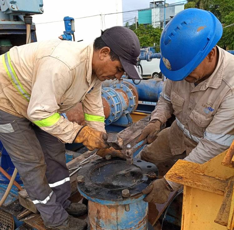 GENERAL SAN MARTÍN: SAMEEP PUSO EN FUNCIONAMIENTO UNA NUEVA BOMBA PARA OPTIMIZAR EL SERVICIO