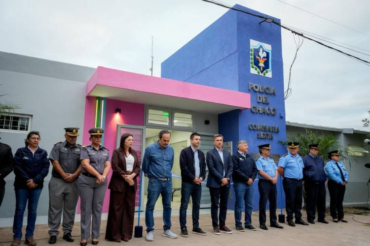 INAUGURARON LAS NUEVAS INSTALACIONES DE LA COMISARÍA SEXTA EN PRESIDENCIA ROQUE SAENZ PEÑA
