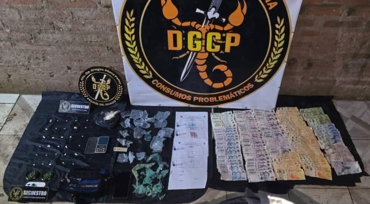DESBARATAN BUNKER: SECUESTRAN COCAÍNA Y DETIENEN A UN HOMBRE