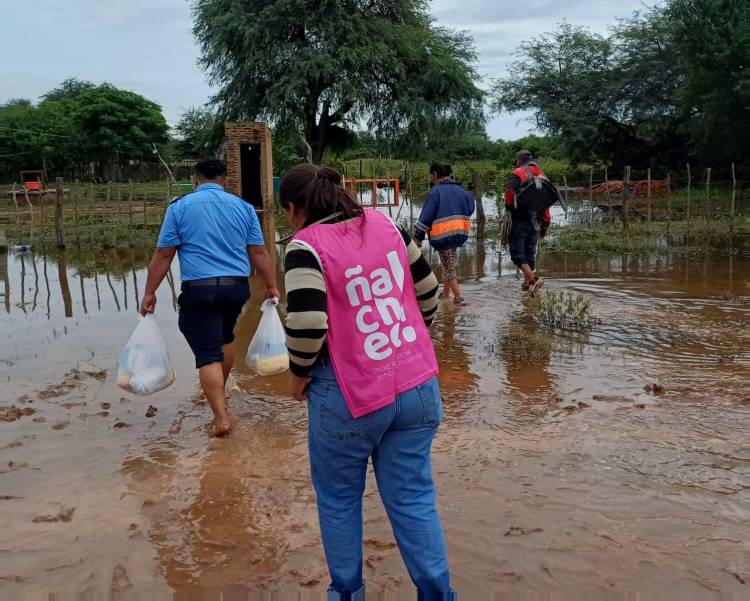 EL ESPINILLO: EL GOBIERNO PROVINCIAL INTENSIFICA LA ENTREGA DE MÓDULOS ÑACHEC, AGUA Y ASISTENCIA INTEGRAL
