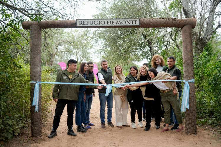 DONDE CRECE EL TURISMO, CRECE EL TRABAJO: SE INAUGURÓ EL REFUGIO DE MONTE EN LA ARMONÍA