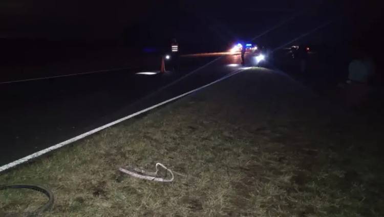 MURIÓ UN CICLISTA TRAS UN VIOLENTO CHOQUE CON UNA CAMIONETA EN COLONIA ABORIGEN