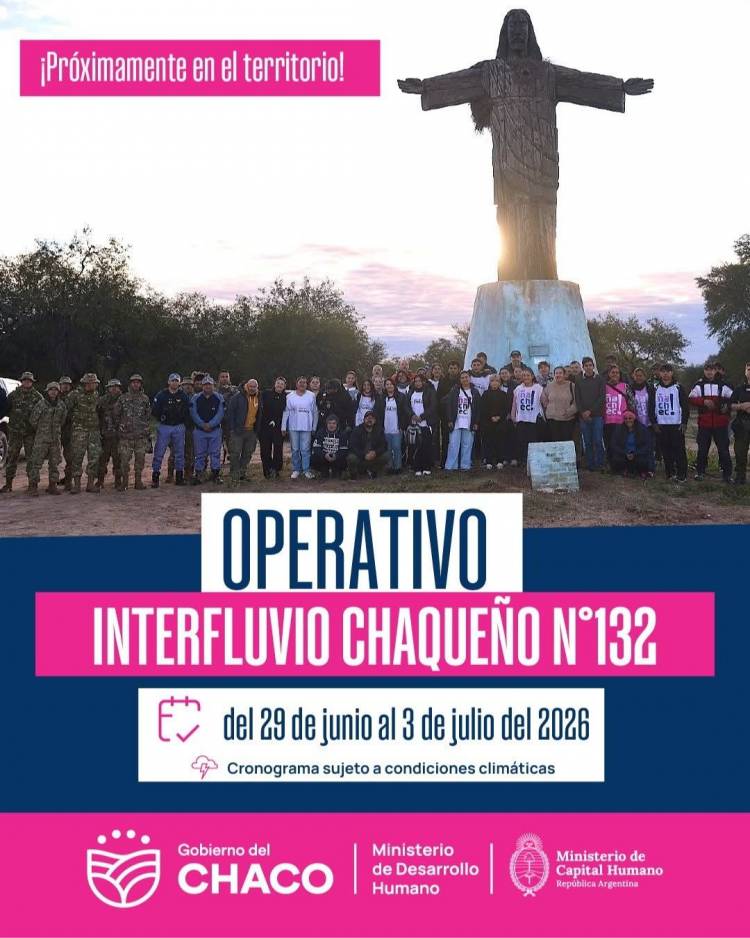 DESARROLLO HUMANO CONFIRMÓ LA ENTREGA DE MÓDULOS ÑACHEC Y ANUNCIÓ UN NUEVO OPERATIVO INTERFLUVIO EN EL IMPENETRABLE