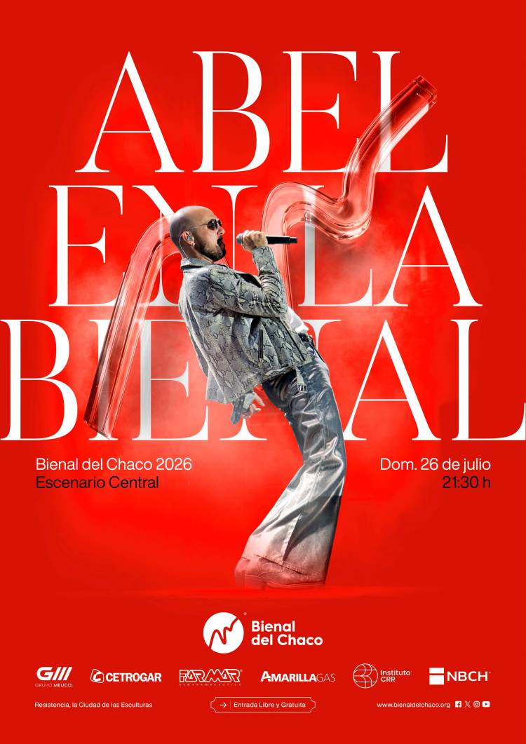 ¡ABEL PINTOS LLEGA A LA BIENAL DEL CHACO 2026 PARA UN CIERRE INOLVIDABLE!